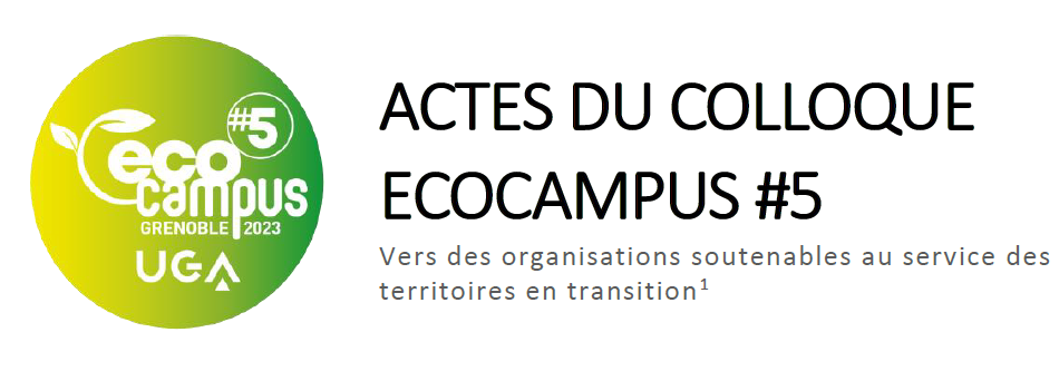 Actes du colloque Ecocampus 5