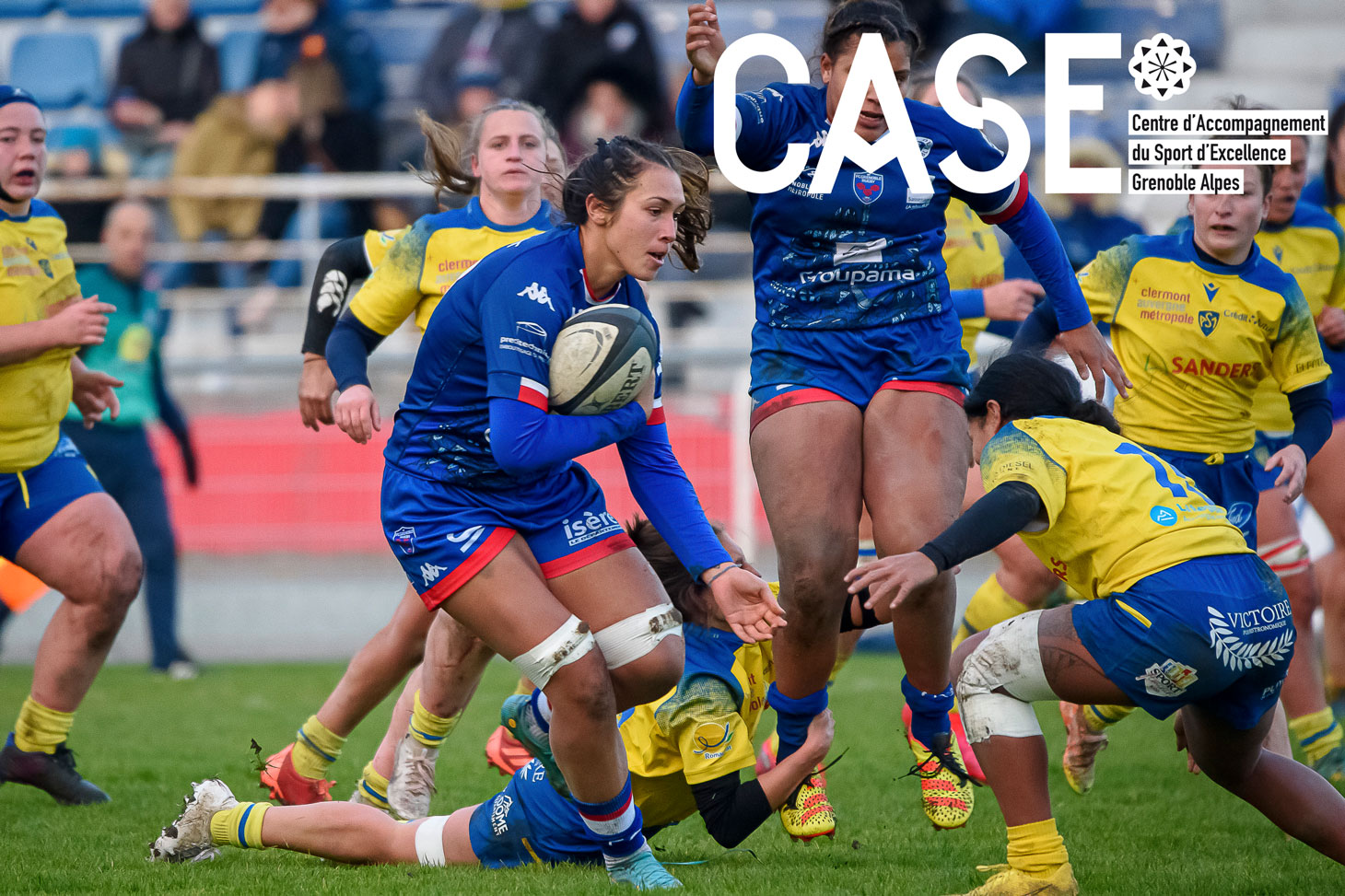 Manae Feleu, capitaine de l'équipe de France de rugby et étudiante en 5e année de médecine à l’UGA © K. Valentin